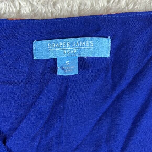 Draper James RSVP boho blue floral print prairie dress, size small - Picture 8 of 10